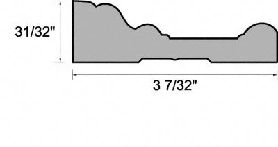 1" x 31/4" x 8' PFJ White Casing Lumber Liquidators