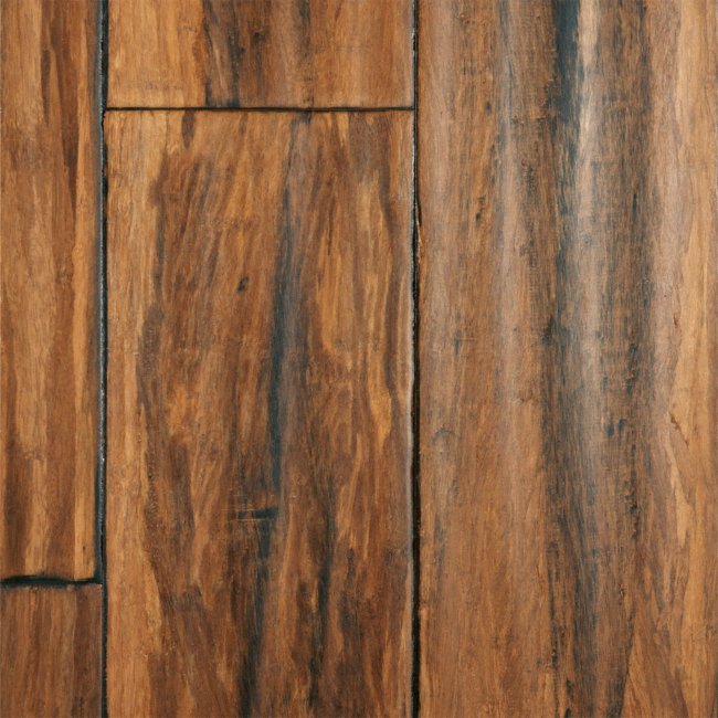 Bamboo Flooring Antique Strand Distressed Wide Plank Click Solid