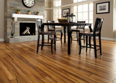 Bamboo Flooring Antique Strand Smooth Wide Plank Click Engineered