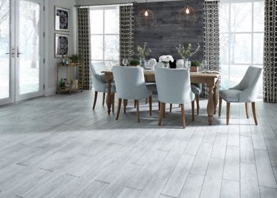 36" x 6" Morning Sky Oak Porcelain Tile Avella Ultra Lumber Liquidators