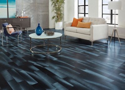 Bamboo Flooring Crushed Indigo Wide Plank Click Engineered Bamboo