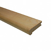 Prefinished Gunstock Oak Hardwood 3/4 in thick x 3.125 in wide x 6.5 ft Length Stair Nose