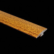 Prefinished Gunstock Oak Hardwood 1/2 in thick x 2 in wide x 6.5 ft Length T-Molding
