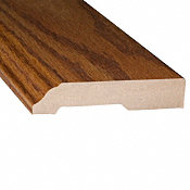 Butterscotch Oak Laminate 3.25 in wide x 7.5 ft Length Baseboard