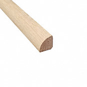 Unfinished Red Oak Hardwood 3/4 in thick x .75 wide x 8 ft Length Quarter Round
