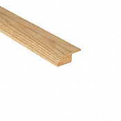 Unfinished Red Oak Hardwood 3/4 in thick x 2.5 in wide x 8 ft Length Overlap Reducer