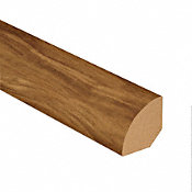 Golden Teak Vinyl 1.075 in wide x 7.5 ft Length Quarter Round