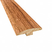 Prefinished Walnut Hickory Hardwood 1/4 in thick x 2 in wide x 78 in Length T-Molding