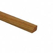 Prefinished Red Oak Hardwood 1/2 in thick x .75 in wide x 78 in Length Shoe Molding
