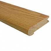 Prefinished Red Oak Hardwood 3/4 in thick x 3.125 in wide x 78 in Length Stair Nose