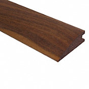 Prefinished Matte American Walnut Hardwood 3/4 in thick x 2.25 in wide x 78 in Length Reducer