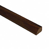 1/2" x 3/4" x 78" Matte Amer Walnut Shoe Molding