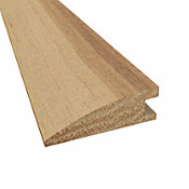 Prefinished Matte Hickory Hardwood 3/4 in thick x 2.25 in wide x 78 in Length Reducer