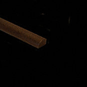 1/2" x 3/4" x 78" Mocha Oak Shoe Molding