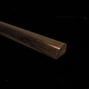 1/2" x 3/4" x 78" Espresso Oak Shoe Molding