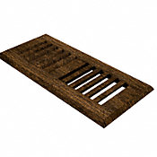 4" x 10" Antique Hazel Drop In Grill
