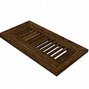 4" x 10" Antique Hazel Flush Grill