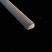 1/2" x 3/4" x 78" Pewter Gray Maple Shoe Molding