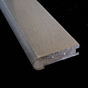 3/4" x 3-1/8" x 78" Pewter Gray Maple Stair Nose