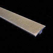 1/4" x 2" x 72" Silver Stone T-Molding