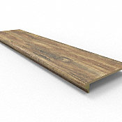 48" Rustic Reclaimed Oak Retro Fit Tread