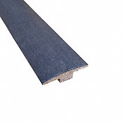 Prefinished Morning Dove Distressed Bamboo 1/4 in thick x 2 in wide x 72 in Length T-Molding