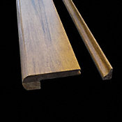 3/8"x 3-1/4"x 72" Antique Strand Flush Stair Nose