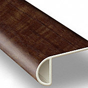 Old Dominion Walnut Vinyl Waterproof 2.3 in wide x 7.5 ft Length Low Profile Stair Nose
