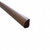 Prefinished Matte Brazilian Chestnut Hardwood 1/2 in thick x .75 in wide x 78 in Length Shoe Molding