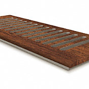 4 x 10 Bronzed Brazilian Acacia Drop In Grill
