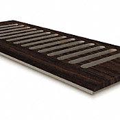 4 x 12 Cascade Falls Oak Drop In Grill