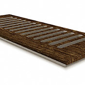 4 x 10 Clear Lake Chestnut Drop In Grill