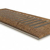 4 x 10 Copper Ridge Oak Drop In Grill