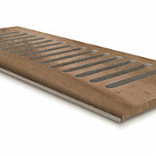4 x 10 Rustic Reclaimed Oak Drop In Grill