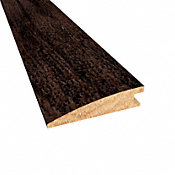 Prefinished Distressed Belmont Hickory Hardwood 1/2 in thick x 2 in wide x 78 in Length Reducer