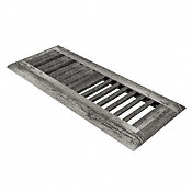 PRE BAM Silver Stn 4x12" DI Grill
