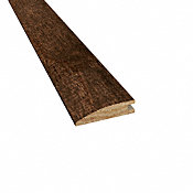Prefinished Spanish Hickory Hardwood 3/8 in thick x 1.5 in wide x 78 in Length Reducer