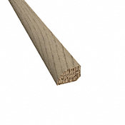 Prefinished Vienna White Oak Hardwood 1/2 in thick x .75 in wide x 78 in Length Shoe Molding