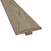 Prefinished Vienna White Oak Hardwood 1/4 in thick x 2 in wide x 78 in Length T-Molding