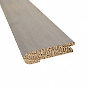 Prefinished Barcelona White Oak Hardwood 5/8 in thick x 2.75 in wide x 78 in Length Stair Nose