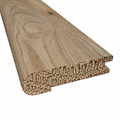 Prefinished Geneva White Oak Hardwood 5/8 in thick x 2.75 in wide x 78 in Length Stair Nose