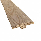 Prefinished Geneva White Oak Hardwood 1/4 in thick x 2 in wide x 78 in Length T-Molding