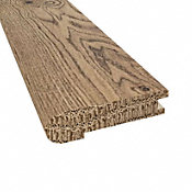 Prefinished Madrid White Oak Hardwood 5/8 in thick x 2.75 in wide x 78 in Length Stair Nose