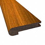 Prefinished Brazilian Walnut Hardwood 1/2 in thick x 2.75 in wide x 78 in Length Stair Nose