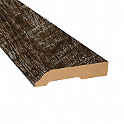 Dark Hollow Oak Vinyl Waterproof 3.25 in wide x 7.5 ft Length Baseboard