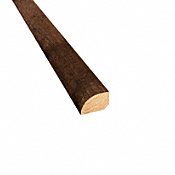 Prefinished Distressed Hunters Creek Hickory Hardwood 1/2 in thick x .75 in wide x 78 in Length Shoe Molding