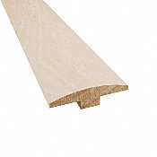 Prefinished Distressed Hatteras Hickory Hardwood 1/4 in thick x 2 in wide x 78 in Length T-Molding