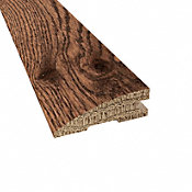 Prefinished Distressed Kingston Oak Hardwood 3/4 in thick x 2.25 in wide x 78 in Length Reducer