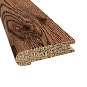 Prefinished Distressed Kingston Oak Hardwood 3/4 in thick x 3.125 in wide x 78 in Length Stair Nose
