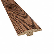 Prefinished Distressed Kingston Oak Hardwood 1/4 in thick x 2 in wide x 78 in Length T-Molding